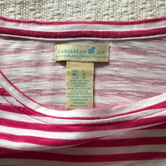 Caribbean Joe striped/patterned top - Picture 3 of 4